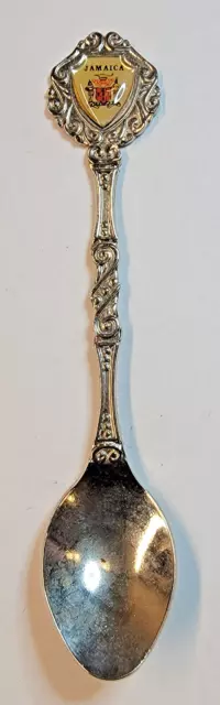 Vintage Souvenir Spoon Silver Plate Crest Coat of Arms Jamaica