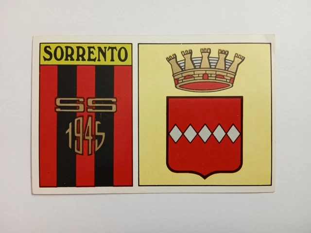 FIGURINA CALCIATORI PANINI 1971/72 SCUDETTO SORRENTO n 51 OTTIMA CON