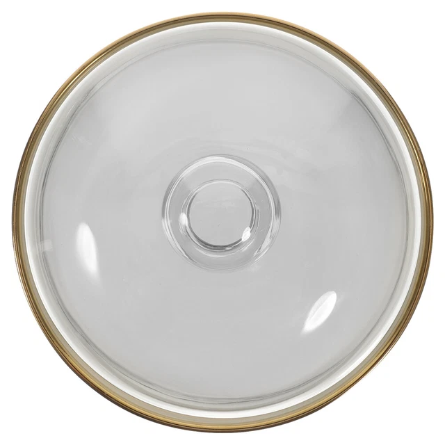 Bandeja para servir con cúpula de vidrio multiusos soporte para pastel plato de almacenamiento de pan fiesta