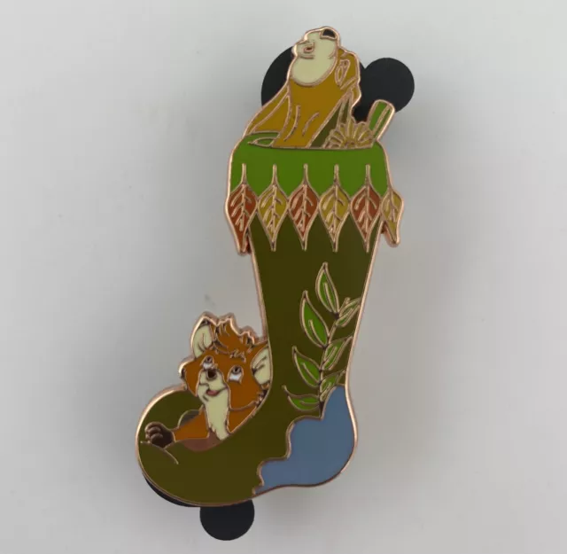 Disney Parks Pin Fox & The Hound Advent Calendar Christmas Stocking 2021 LR Pin