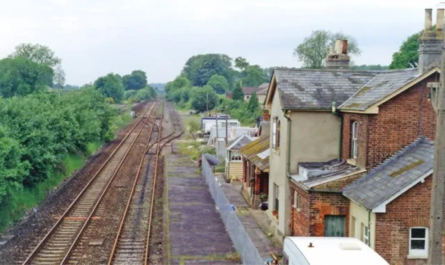 Photo  Wiltshire  Dinton Railway Station Remains 1994