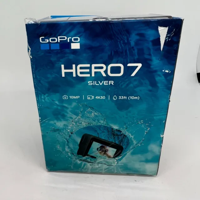 GoPro HERO7 2 inch 4K Waterproof Action Camera - Silver *CHECK CONDITION**