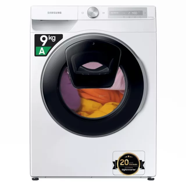 Samsung WW90T684DLH machine à laver Charge avant 9 kg 1400 tr/min Blanc