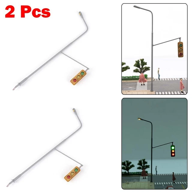Lot 10 Lampadaires Lot De 10 Lampadaires LED échelle HO 1/87 – Réverbères Miniatures Pour Maquette Ferroviaire Ou Diorama – Lumière Blanche Lot 10 Lampadaires Lot De 10 Lampadaires LED échelle HO 1/87 – Réverbères Miniatures Pour Maquette Ferroviaire Ou Diorama – Lumière Blanche