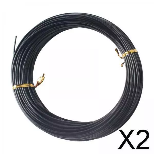 2X Ligne De Pêche Monofilament Mono Nylon Leader Line 30m Dia