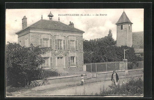 CPA Balainvilliers, La Mairie