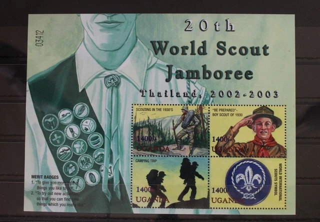 Uganda 2453-2456 postfrisch als Kleinbogen #WH523