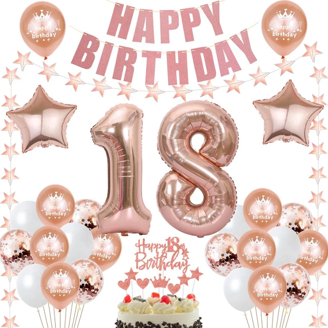 Poster con Foto Personalizzato 18 Anni Compleanno Oro e Rosso – Smart Print