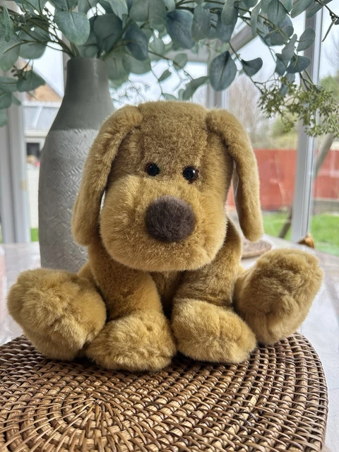 TESCO TAN PUPPY Dog Plush Soft Toy 9" tall cuddly £47.49 PicClick UK