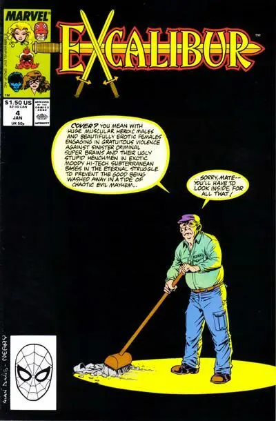 Excalibur #4 Marvel Comics January Jan 1989 (VFNM)