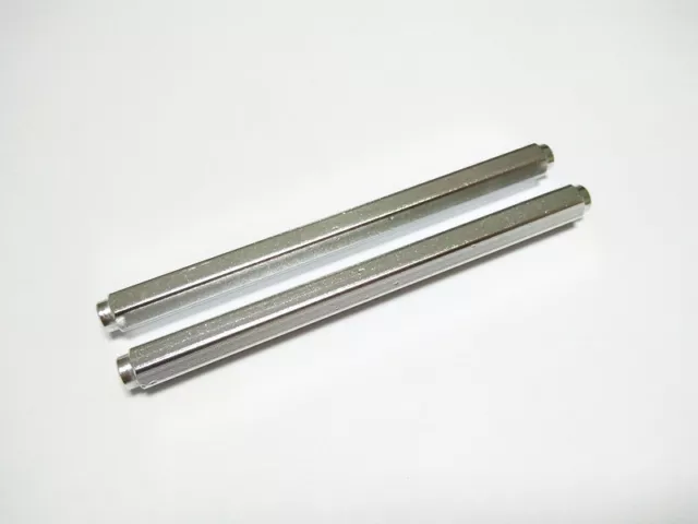 Aluminum Joint Post 4x6x74mm For HPI 86803 Savage HP FLUX X XL 4.6 5.9 Silver