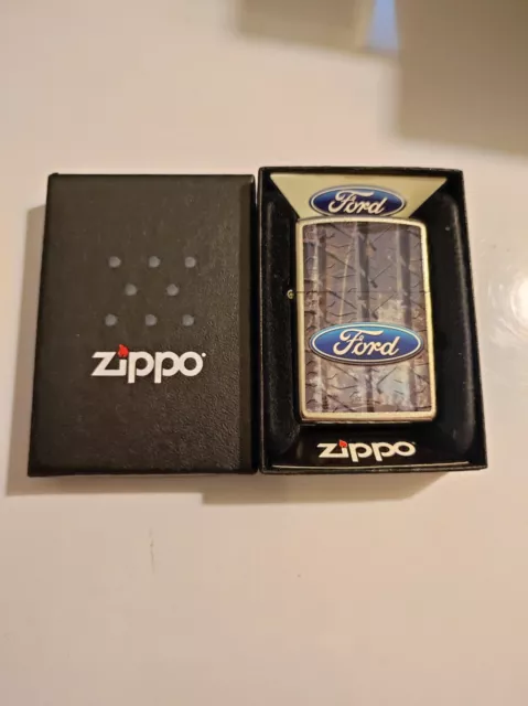 Zippo 28015 Ford Lighter Case - No Inside Guts Insert