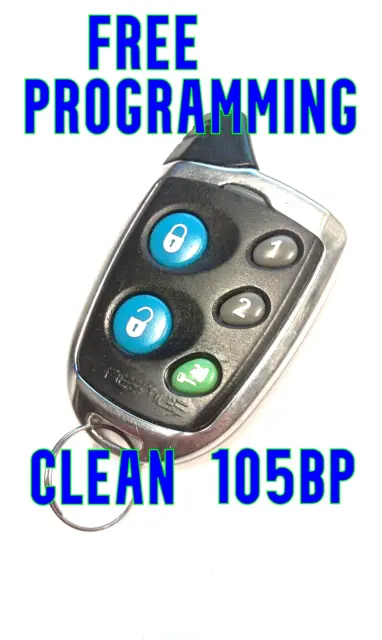 Clean Prestige Keyless Remote Start Alarm Clicker 105Bp Elvatja