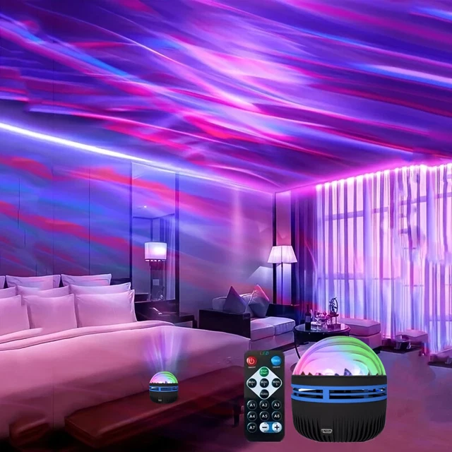NORTHERN LIGHTS AURORA Star Projector Night Light LED Galaxy Projection