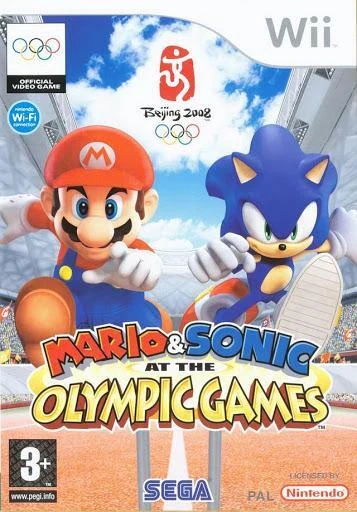 Mario & Sonic at the Olympic Games (No Manual) (PAL) for Nintendo Wii. Cleane...