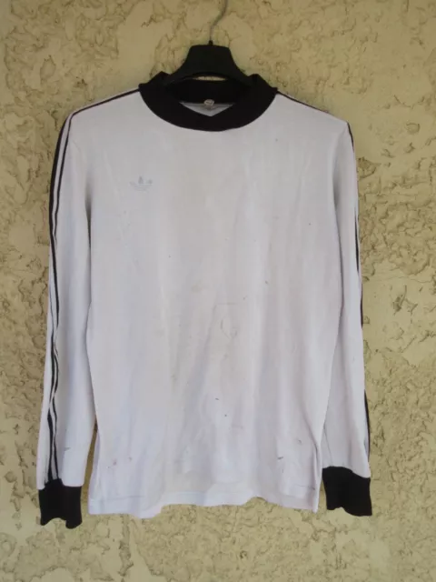 Maillot ADIDAS vintage shirt TREFOIL jersey porté n°16 jersey maglia L/S VENTEX