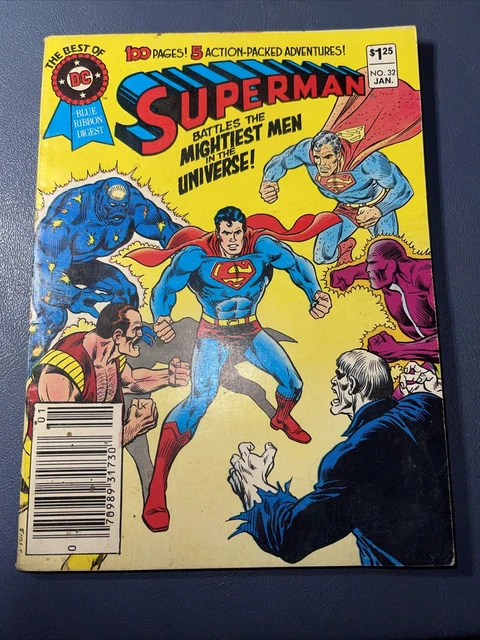 DC Comics Blue Ribbon Digest Superman #32 1982