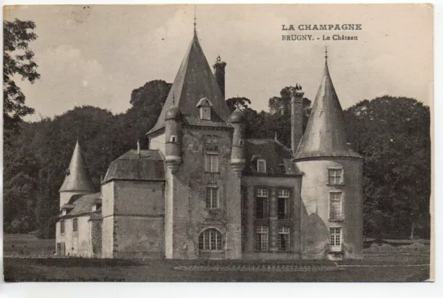 BRUGNY aux environs d' EPERNAY - Marne - CPA 51 - le Chateau 18