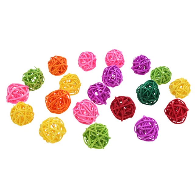 2x Kaninchen Kauen Spielzeug Vogel Kauen Spielzeug Papagei Spielzeug Kauen 3