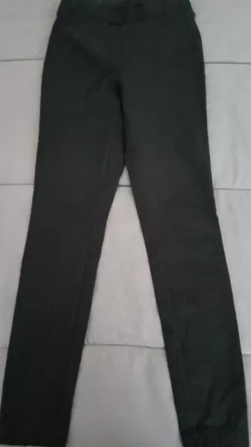 WOMEN'S DKNY Black High Rise Skinny Legging Pull On Dress Pants, sz 4 *FREE SHIP