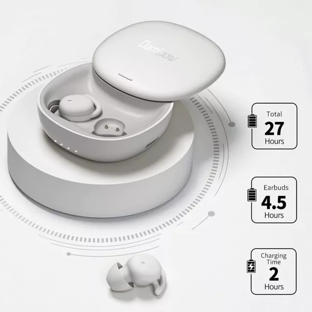 Damipow L29 Sleep Earbuds,Bluetooth Sleep Headphones In Ear, Wireless Ultra Soft