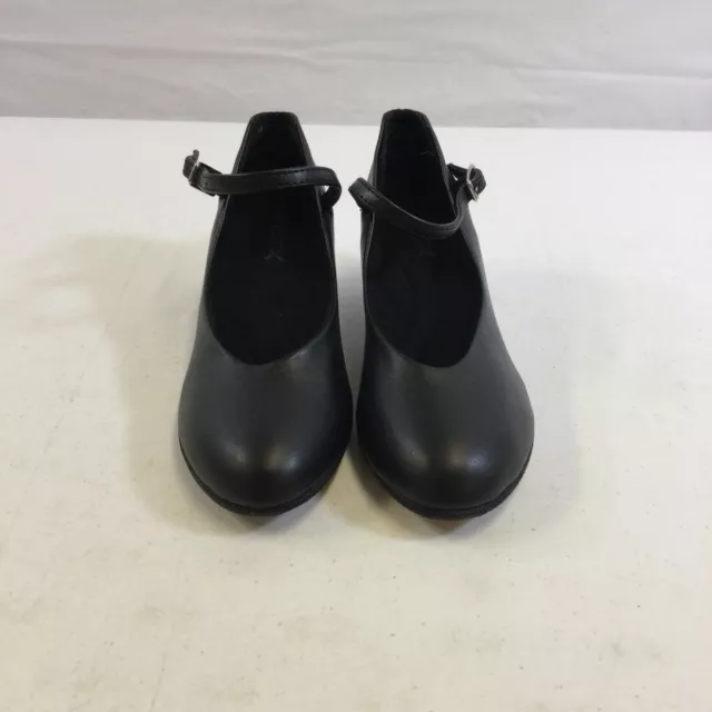 Capezio Womens Jr. Footlight Black T-Strap Dance Ballet Shoes Size 5 N