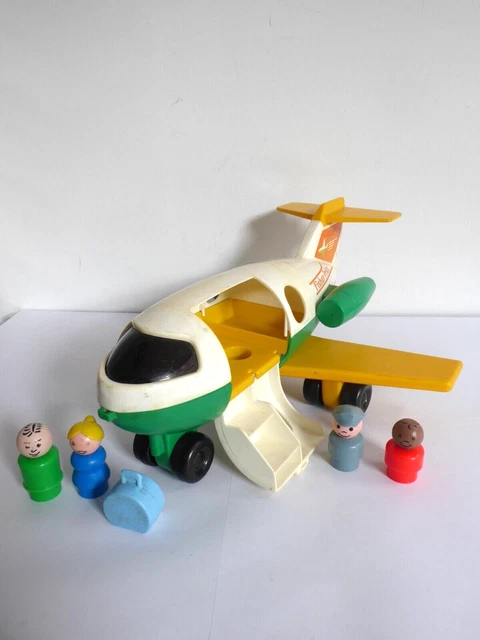 Avion Little People Play Family Fisher Price - Vintage années 70 70s (C576)