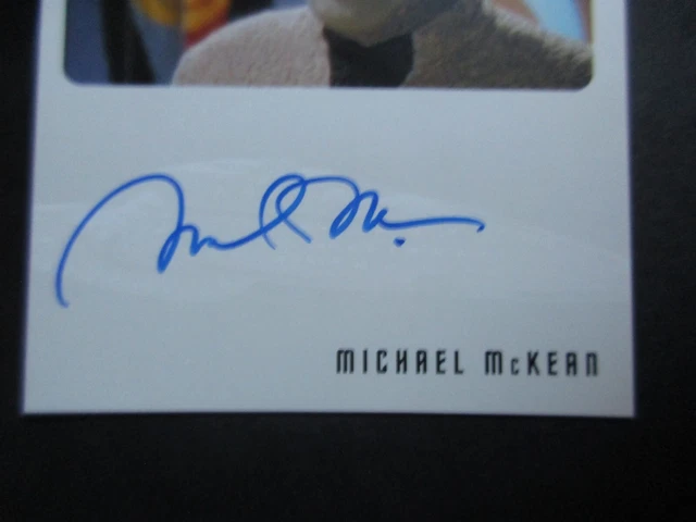 Quotable Star Trek Voyager Michael McKean & Eric Pierpoint Autograph Cards 3
