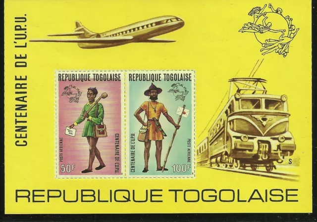 Togo Scott #C223a, Souvenir Sheet 1974 Complete Set FVF MNH