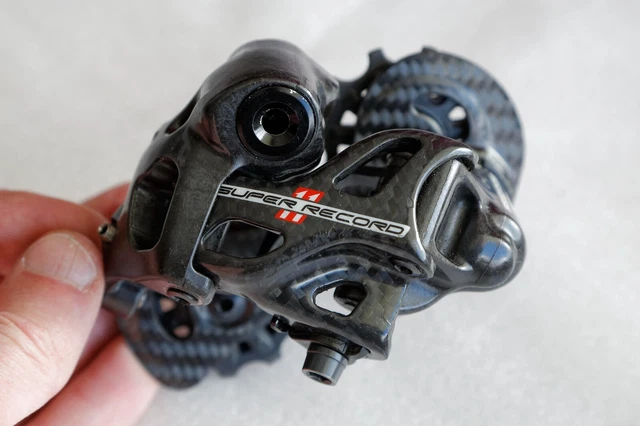 Dérailleur Arrière Campagnolo Super Record 12 Vitesses Sans Fil - Noir - Vélo Route