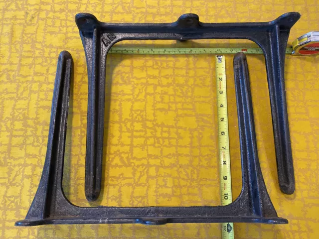 Antique Cast Iron Barn Tack Room Rack For Shovels & Pitch Forks Shelf Brackets