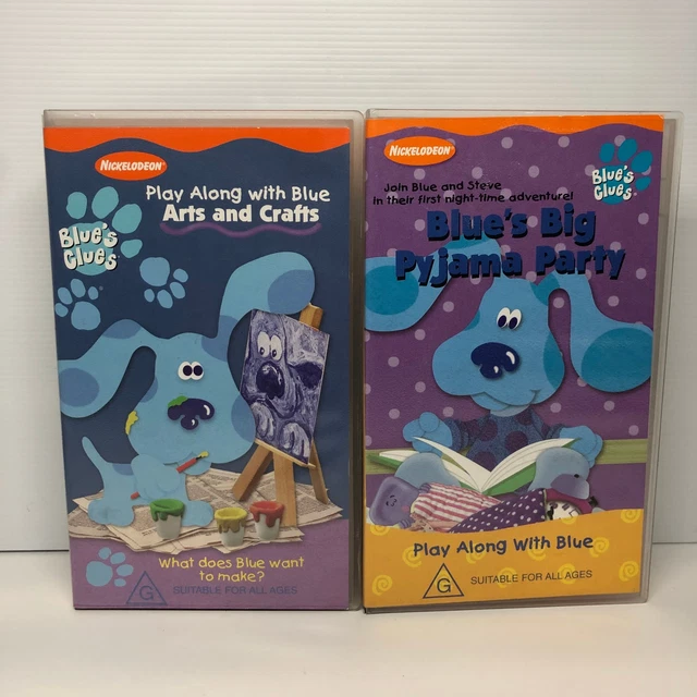 2X BLUE'S CLUES VHS Tapes Cassettes Bundle Lot Children & Family 20.90