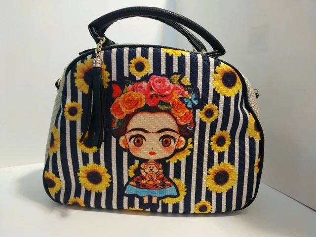 Frida Kahlo handbag Satchel or Shoulder Bag Anime/ Wednesday style handcrafted