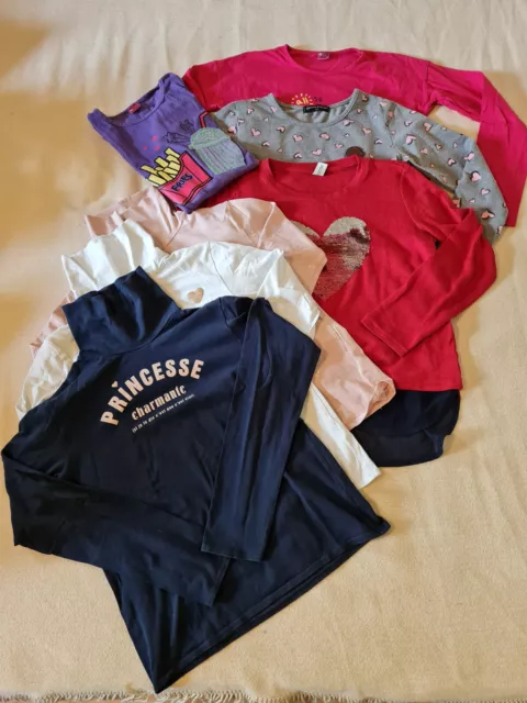 Bekleidungspaket Mädchen Gr. 146/152 37 Teile T-Shirt Langarmshirt Jacke Hose 2