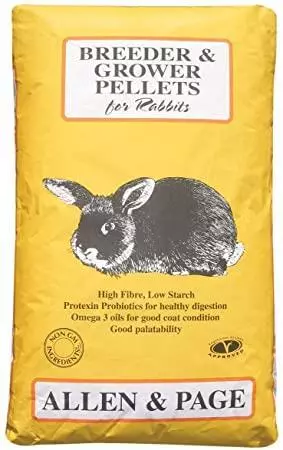 Allen Page Breeder & Grower Pellets Rabbit 20Kg