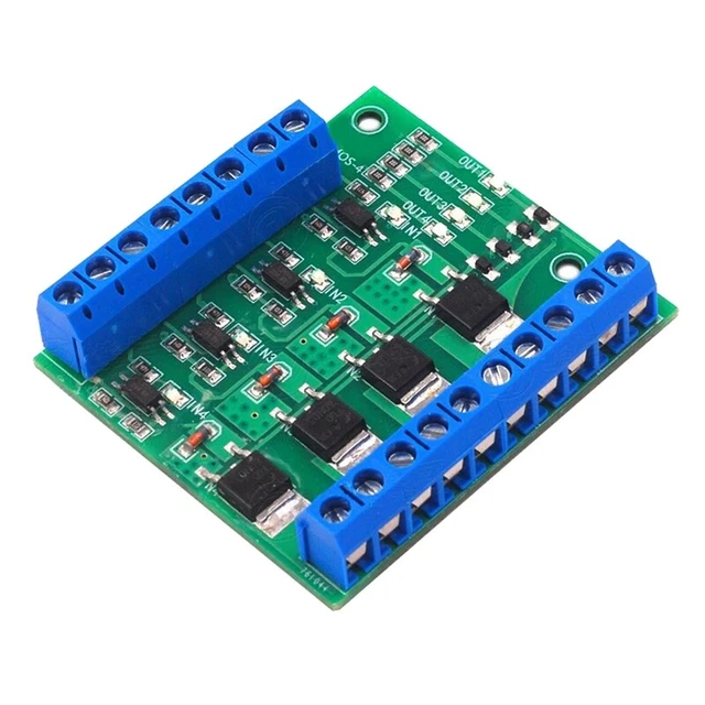 4 Canali MOS PLC Scheda Amplificatore Modulo Driver PWM 3-20 V un 3.7-27 V  B4Q7