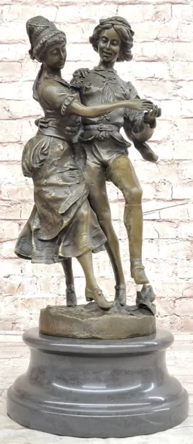 Hand Made European Style Perfect Couple by French Artist Gaudez Bronze