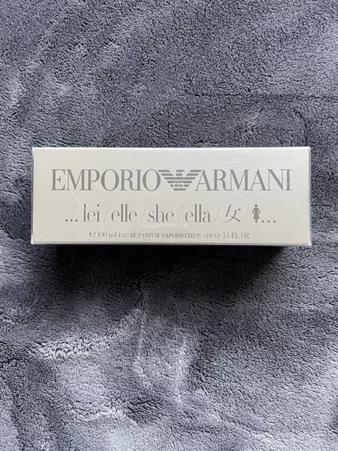 EMPORIO ARMANI SHE Elle Ella 100ml Eau de Parfum Spray For Her - New ...