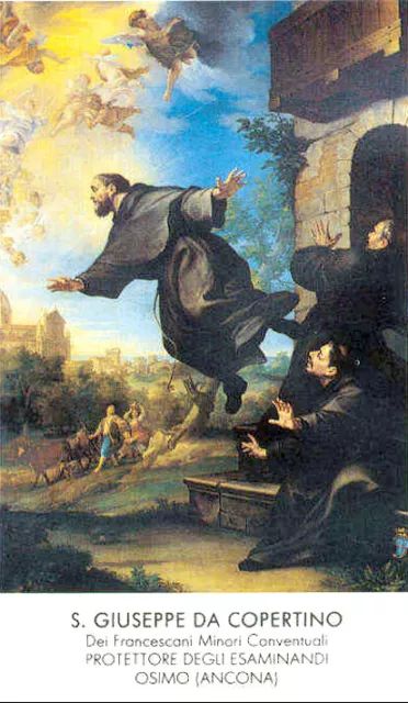 Santino Holy Card San Giuseppe Da Copertino (Osimo)