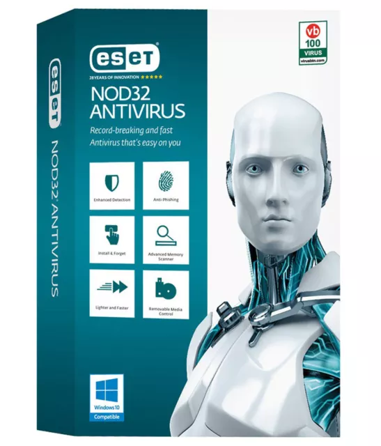 Eset NOD32 2022 Antivirus License 1PC 1 year Canada-Usa