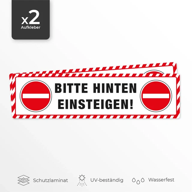 Aufkleber „Tür Bitte GESCHLOSSEN Halten!“ Mit Verbotszeichen – Selbstklebend, 20x30 Cm – Made In Germany