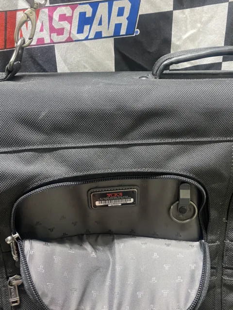 Tumi Ballistic Nylon Black Garment Bag Luggage Travel Suitcase 22134D4 9