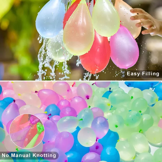 111 Fast Self Sealing Water Balloons Tying Fill Magic Balloon Bombs Summer Toys 3