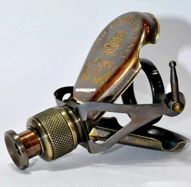 Telescopio binocular de latón náutico monocular Vintage Spyglass