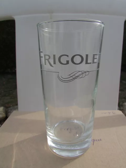 lot de 6 verres à sirop Frigolet dans leur carton d'origine