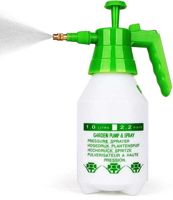 Garden Pump Sprayer,68Oz/34Oz Hand-Held Pressure Sprayer Bottle for Lawn with Sa