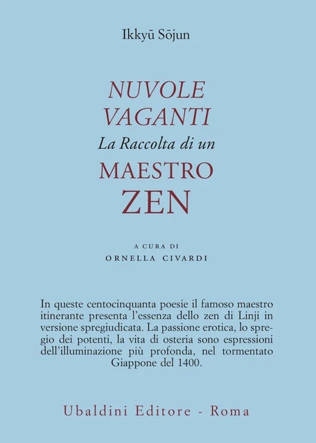 Libri Ikkyu Sojun - Nuvole Vaganti. La Raccolta Di Un Maestro Zen