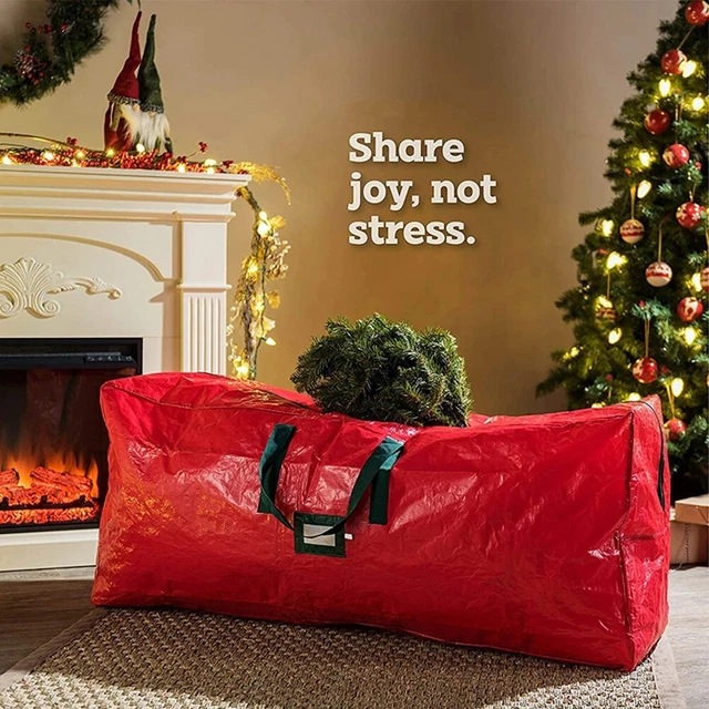 Corona di Natale rotonda 76x20cm borsa borse decorazioni quadrate 135x34*68 cm