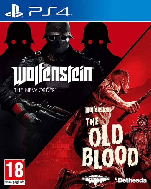 Wolfenstein The New Order and The Old Blood Doppelpack PS4 Neu Versiegelt