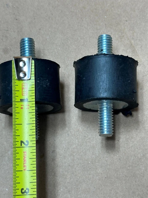 2x Pack Lot Bandit 900-6963-87 Engine Isolator for Perk T4 Enclosure 3/8-16